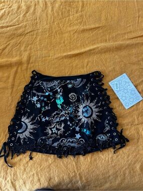 Fractal Witch Starry Sky Skirt size medium
